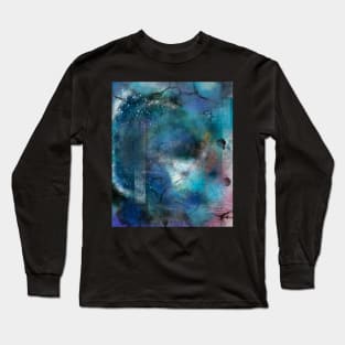 Dark Swirl Solar System Long Sleeve T-Shirt